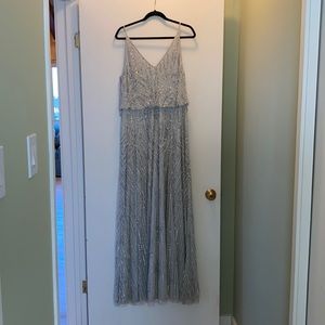 Fidelia BHDLM bridesmaid dress in FOG - UNALTERED